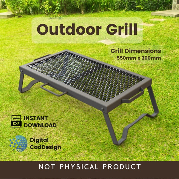 Outdoor Grill, Collapsible Barbeque, Dxf File For Lazer Cutting, Fire Pit Dxf Files, Fire Pit Portable, Grill Fire Pit, Dxf For Cnc