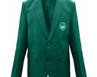 Men's Golf Green Coats, Master Golf Tournament Green Blazer Coat, Green Sports Coats, Golf Green Blazer, Golf Green Jacket, Sports Blazer