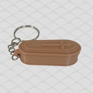 Lot de 4 porte-clés cercueil 3D