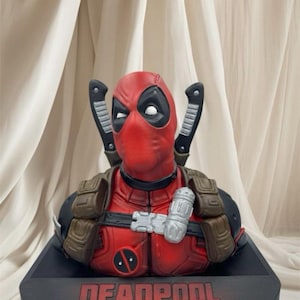 Painted Deadpool Bust