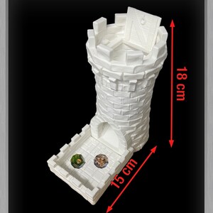 Torre dei dadi medievale di D&D