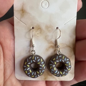 Sprinkle Donut Dangle Earrings