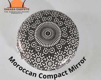 Miroir de poche compact,Miroirs cosmétiques compacts pour femmes et femmes,Miroir compact pour sac à main,Miroir de poche personnalisé,Miroir compact pour sac à main