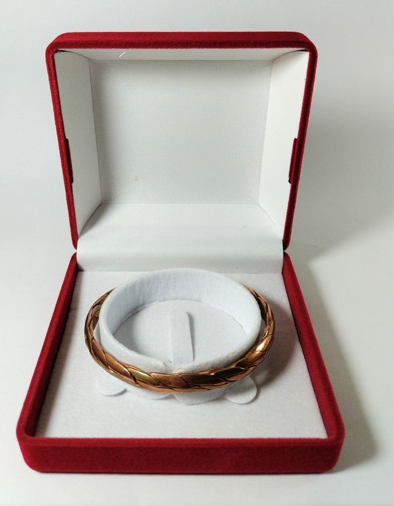 Pure Copper Healing Bracelet,Medical id Cuff Copp… - image 7
