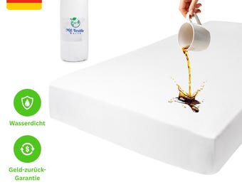 Matratzenschoner Wasserdicht, Matratzenschutz, Matratzenauflage, inkontinenz, Kinderbett, Spannbettlaken, Protector de colchón impermeable