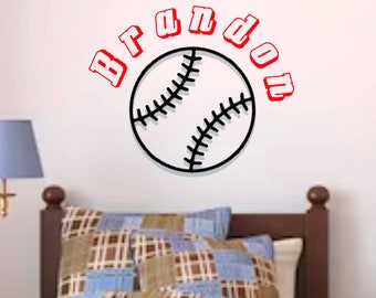Custom Baseball Vinyl Decal