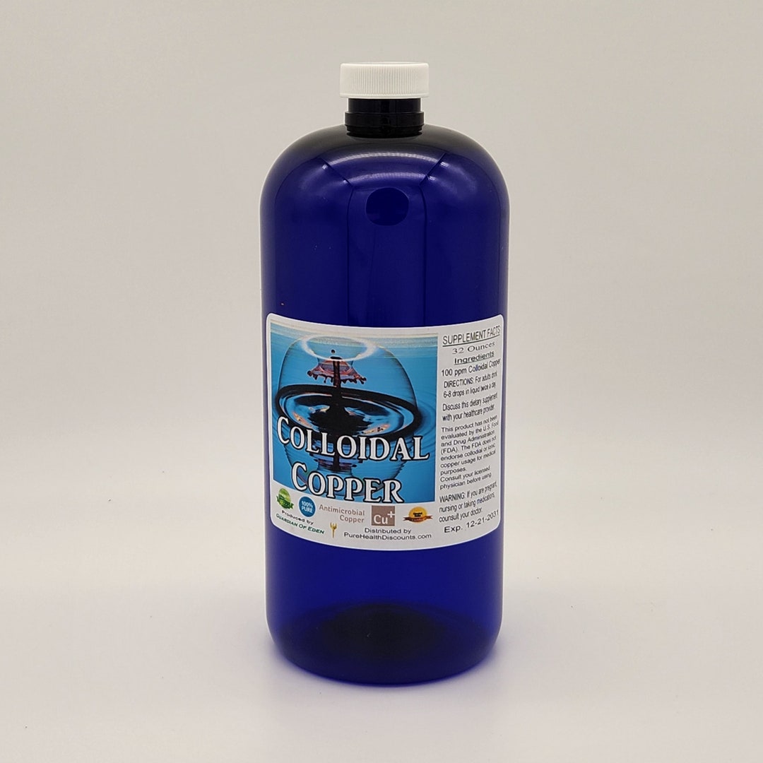 Pure Health Discounts - Colloidal Copper 100 Ppm - 32 Oz - Etsy