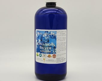 Pure Health Discounts - Colloidal Silver 120 ppm - 32 oz