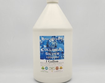 Pure Health Discounts - Colloidal Silver 120 ppm - 1 Gallon