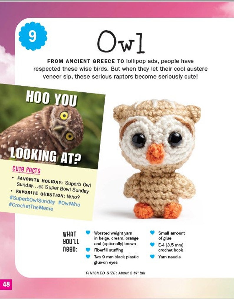 Crochet Your Own Kawaii Animal Cuties Includes 12 Adorable Etsy