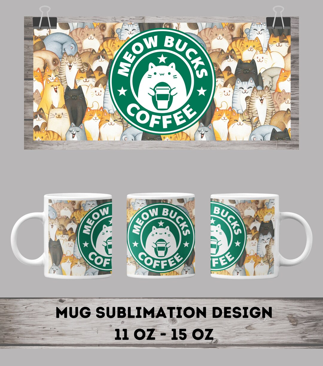 Mug Sublimation Template Sublimation Designs 11 Oz Template Etsy