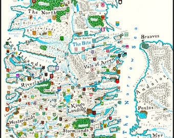 Westeros Sigil Map (Digital File)