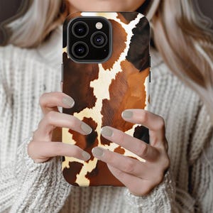 フェイクカウハイドプリントタフケース、ウエスタンケース、カウボーイケース、カウガールケース、カントリーガール、iPhone 15 16、Galaxy S23 24 25 ultra、Pixel 8 9 pro