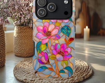 Tough Case, hoesje voor tuinliefhebbers, iPhone 15 16 17 Pro Max, Galaxy S 23 24 25 ultra, Pixel 8 9 pro, hoesje met bloemen
