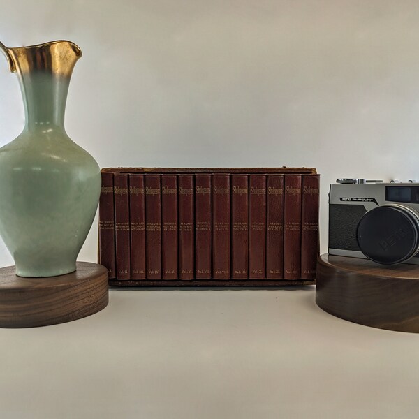 Antique Riser, Walnut, Cherry, Purple Heart, Padauk, Round Riser, Wood Riser, Table Riser, Centerpiece Riser, Rustic Riser