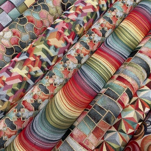 Heavy Duty Tapestry Fabric Upholstery Material Cushion Sofa Curtain - 140cm Wide