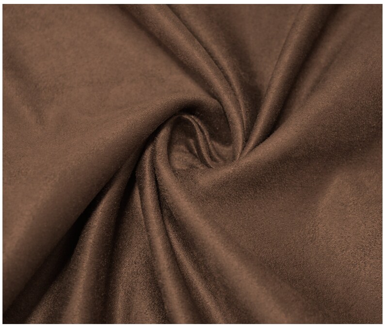 Premium Faux Suede Polyester Fabric Upholstery Soft Furnishing Material