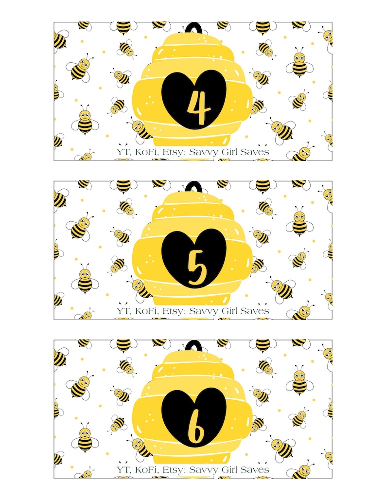 Cared Bee A6 Busy Bee Dashbaords 1-6 - Etsy