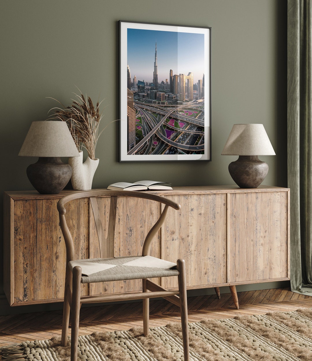 Dubai Wall Art, Burj Khalifa Fine Art Print, Modern Architecture Home ...