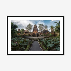 Bali Indonesia Fine Art Print, Balinese Architecture Wall Art, Indonesia Travel Photography, Hindu Temple Framed Poster, Bali Home Decor