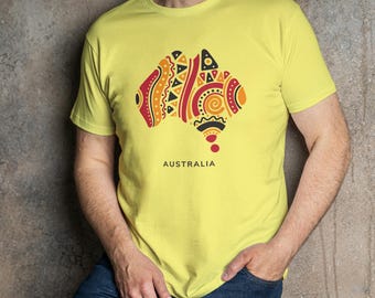 Mapa de arte aborigen de Australia: archivos PNG y SVG (descarga digital)