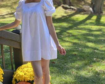 Custom Colors Babydoll Nightie Organic Cotton BRIDESMAID