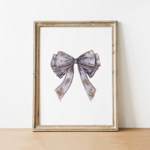 Vintage Scarf Bow Print: Classic Fashion Illustration (Digital Download)
