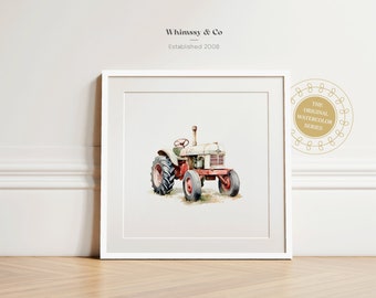 Nursery Tractor Nursery Wall Art Tractor Nursery Print Tractor Nursery Decor Tractor Wall Art Digital Download Farm Nursery Wall Art