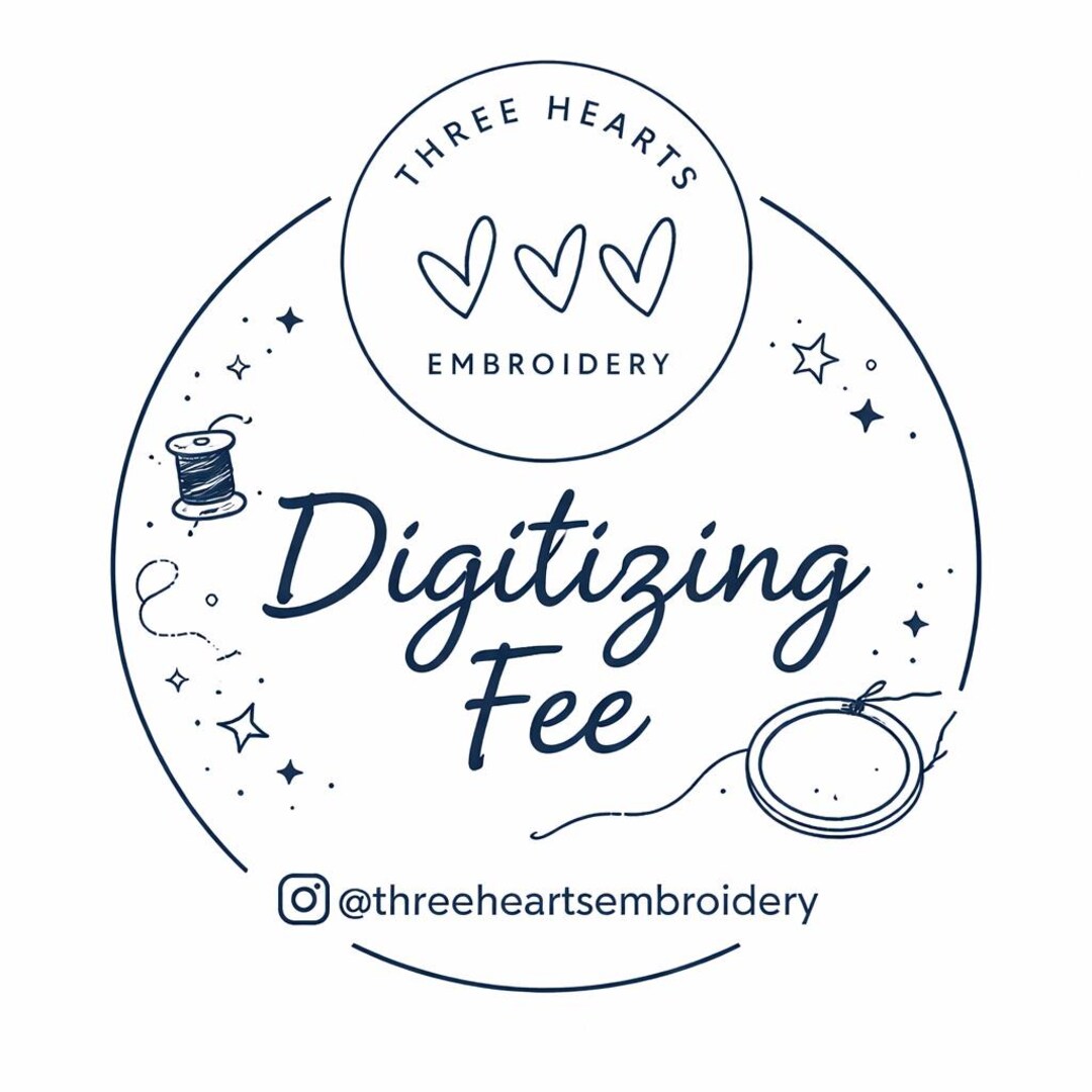 Normal Fees Logos Digitizing Fee for Custom Logos - Etsy