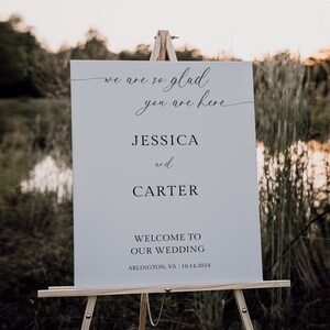 Welcome To Our Wedding Sign, Wedding Welcome Sign Template, Wedding Welcome Sign Download, Wedding Welcome Sign Printable, Editable Template