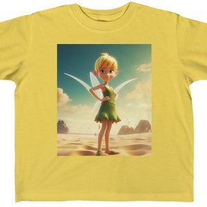 Tinker Bell on the Beach Toddler T-Shirt | Tinker Bell toddler shirt, Peter Pan, Disney toddler shirt, Toddler Clothes