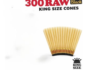 Cono ultra sottile prerollato RAW BLACK King Size 100/200 CONI riconfezionati