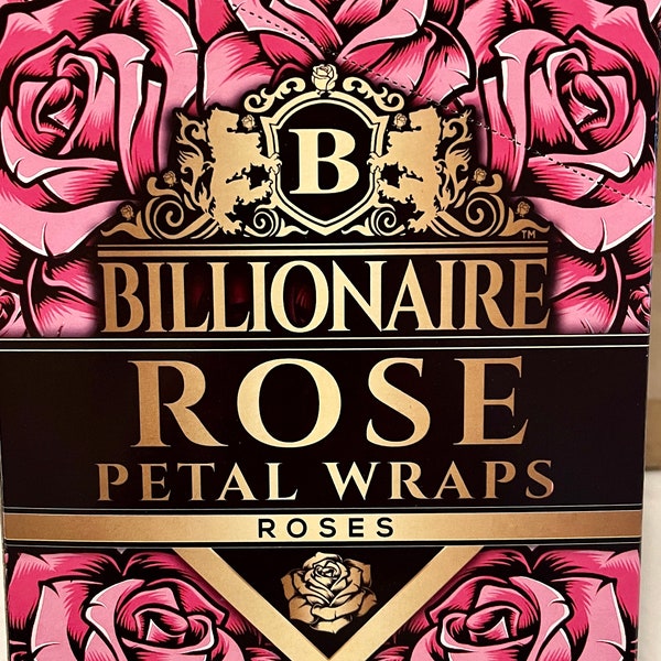 Billionaire Rose Petal Wrap 10 pack - 25 pack Bundle | 2 Wraps Per Pack