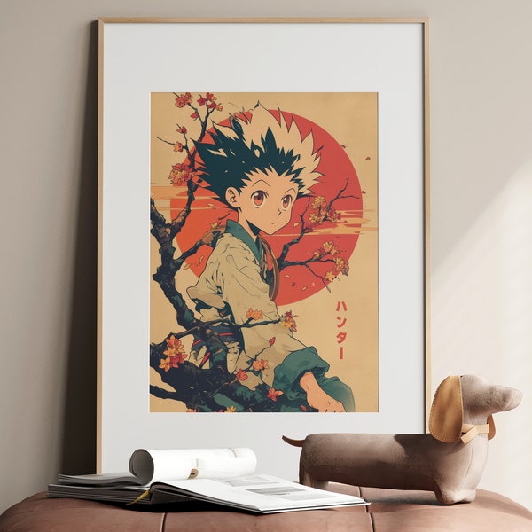 Hunter x Hunter Poster - Gon, Japanese Poster, Anime Poster