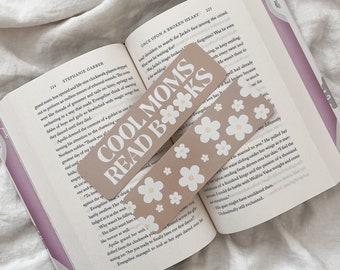 Cool Moms Read Books Bookmark - Handmade Bookmarks, Booktok, Bookworm Gift, Gifts for Readers, Bookish