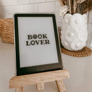 FULL SCREEN, no borders Kindle Lock Screen *EPUB file - Book Lover