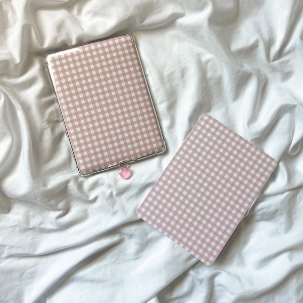 Kindle Insert - Pink Gingham