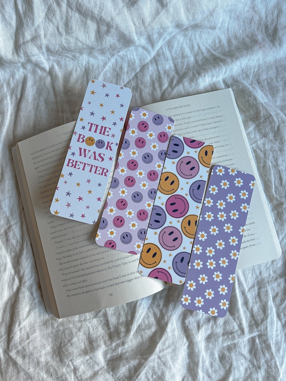 Happy Reading Bookmark Collection - Handmade Bookmarks, Available as Set or Individual, Bookworm Gift, Gifts for Readers