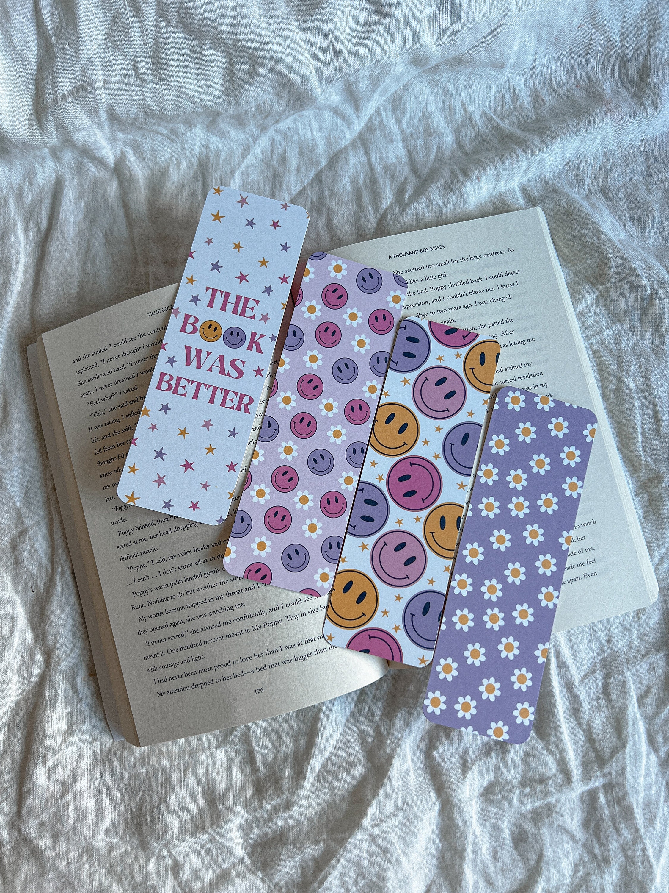 Happy Reading Bookmark Collection - Handmade Bookmarks, Available as ...