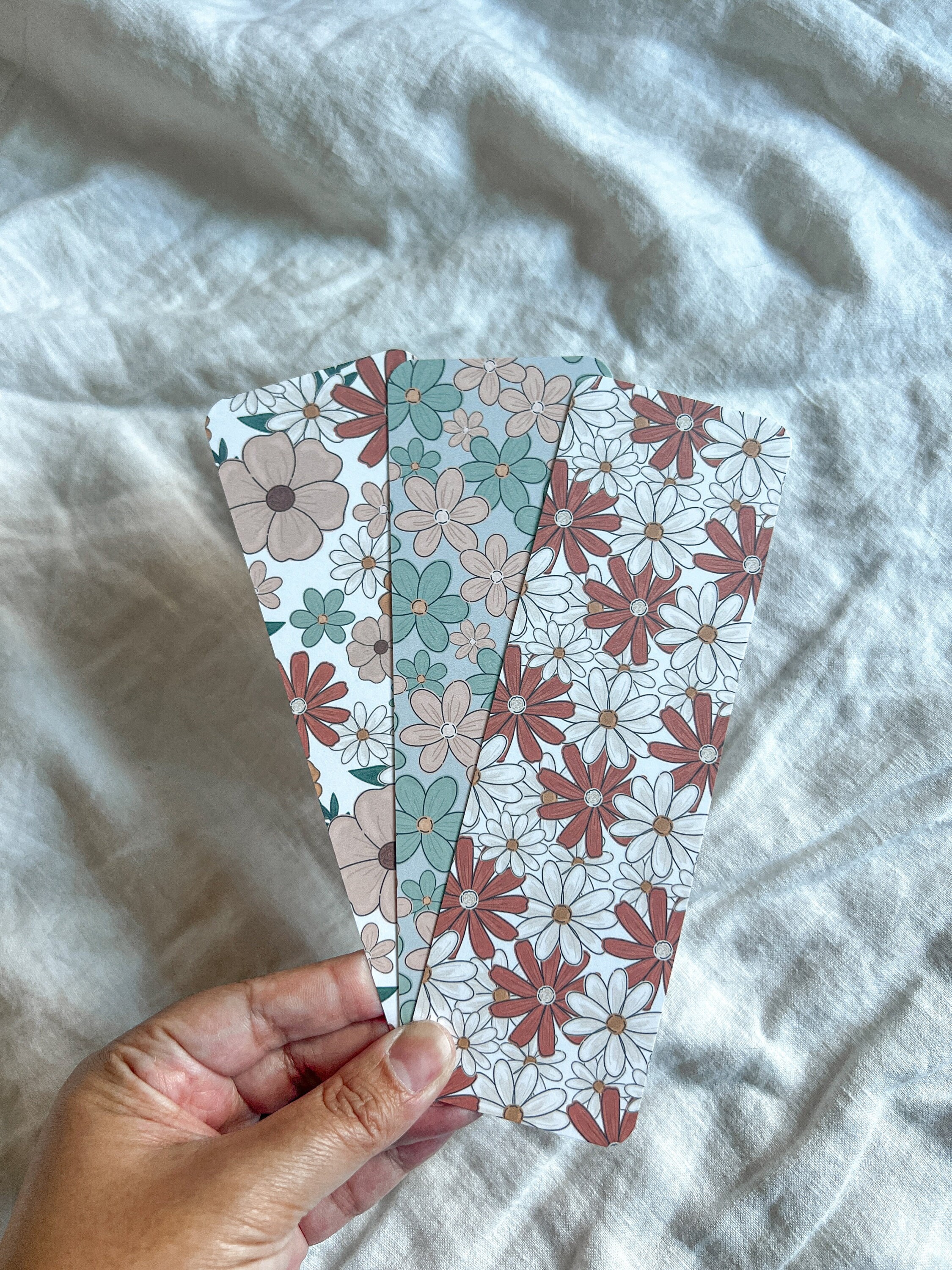 Spring Blooms Collection - Handmade Bookmarks, Available as Set or Individual, Bookworm Gift, Gifts for Readers