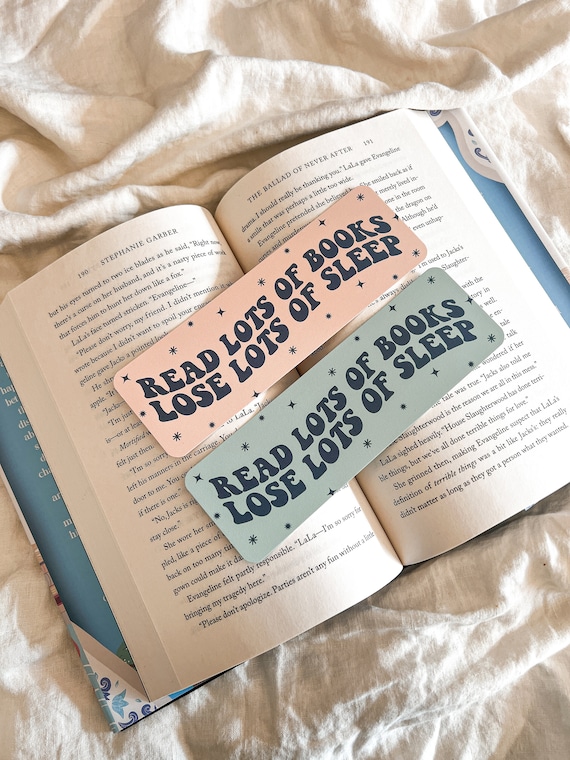 Read Lots of Books Bookmark - Handmade Bookmarks, Bookworm Gift, Gifts for Readers, Booktok, Bookish