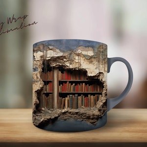 Atlodas Bookworm Mug, Creative 3D Print Bookshelf Mug, Personalise Space  Design Multi-Purpose Cerami…See more Atlodas Bookworm Mug, Creative 3D  Print
