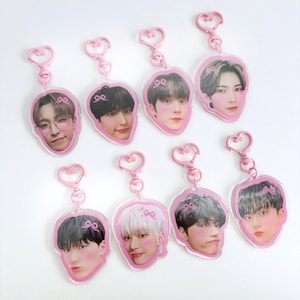 Ateez Bowteez Acrylic Keychains