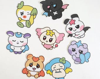 ATEEZ Mighteez glanzende gestanste stickerset | dagboek plakboek kpop stickers