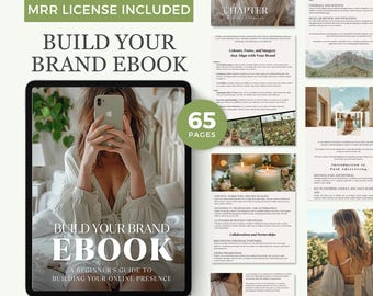 Build Your Brand Workbook Master Resell Rights Digital Marketing Guide PLR eBook for Entrepreneurs Branding Guide Faceless Digital Product