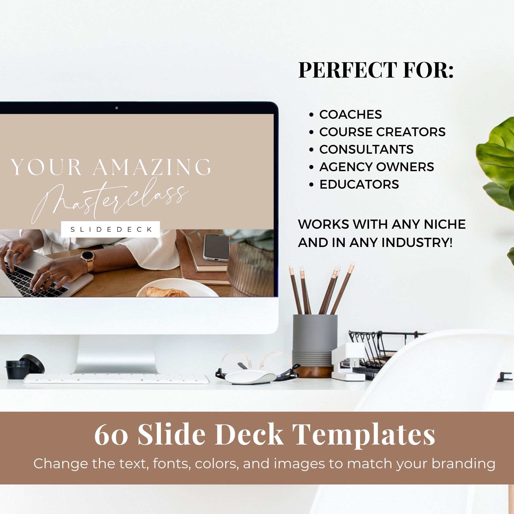Slide Deck Template Canva Presentation Template Canva Masterclass ...