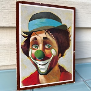 Vintage Clown Wall Hanging
