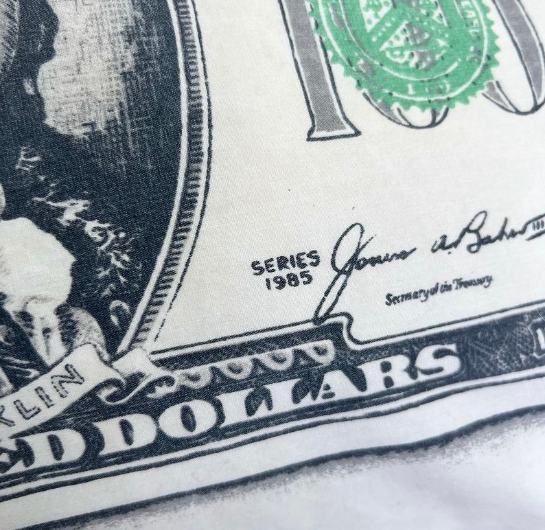 Vintage 100 Dollar Bill Pillow Cases Etsy