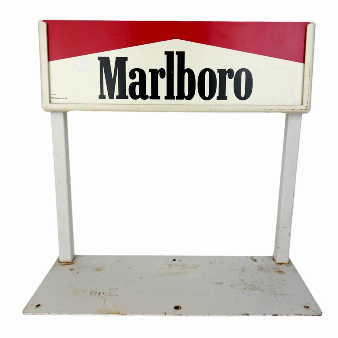 Vintage Marlboro Ciggarettes Display Sign - Etsy