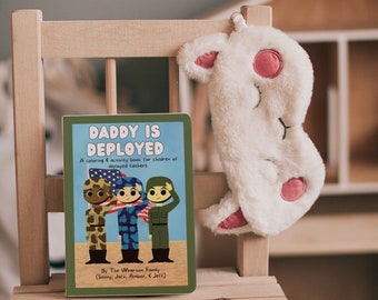 Daddy Is Deployed | Coloring and Activity books for Children | Gifts for military | Deployment Gifts | Digital Download | Military2Source